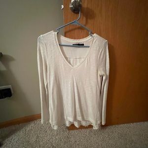 White House Black Market Sweater with Lace Accents